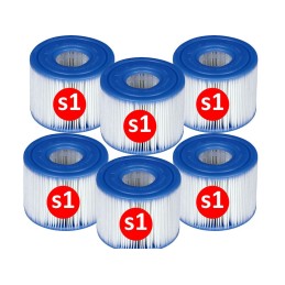 6 x purespa SPA filtro kasetė, tipas s1 intex 29011