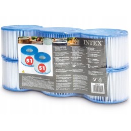 6 x purespa SPA filtro kasetė, tipas s1 intex 29011