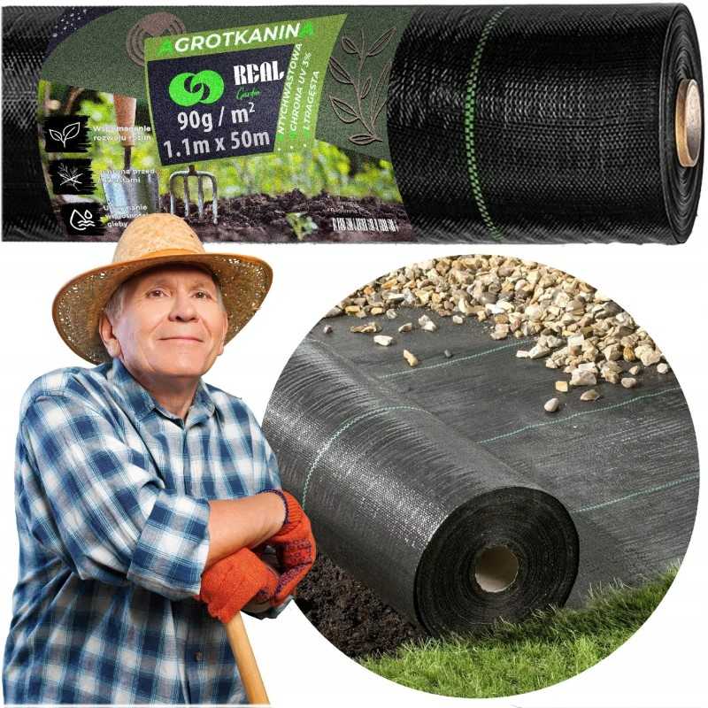 ✨ Agrotekstilė 90g 1,1mx50m juoda
