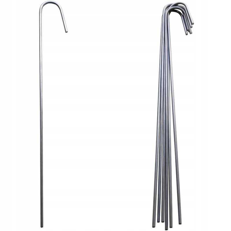 Metaliniai smeigtukai įvairių tipų agrotekstilei, agrotekstilei ir geotekstilei tvirtinti prie žemės, taip pat smeigtukai kurmių