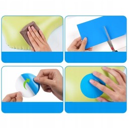 20x lakštų lipnūs vasaros lipdukai baseino remontui PVC kietas 25x10cm