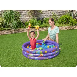 Pripučiamas baseinas vaikams, irklavimo baseinas 102x25cm bestway