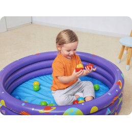 Pripučiamas baseinas vaikams, irklavimo baseinas 102x25cm bestway