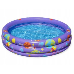 Pripučiamas baseinas vaikams, irklavimo baseinas 102x25cm bestway
