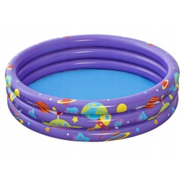 Pripučiamas baseinas vaikams, irklavimo baseinas 102x25cm bestway