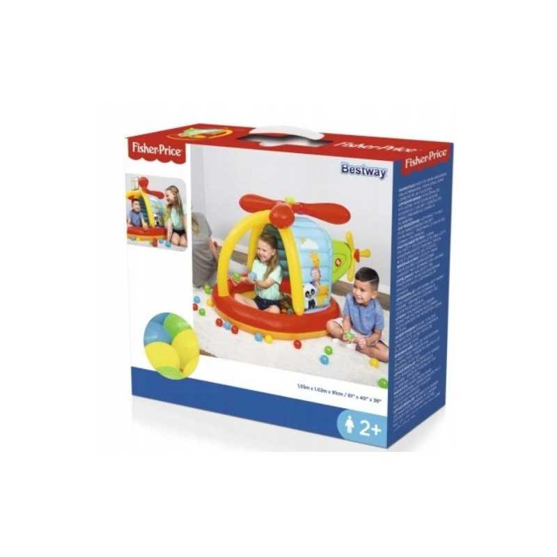 Bestway 93538 Fisher Price didelis pripučiamas malūnsparnis