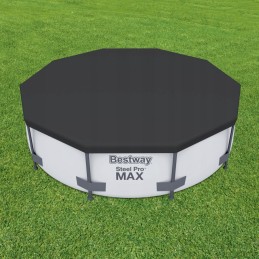 Didelė, tvirta danga sodo karkasiniam baseinui