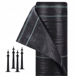 Agrotekstas 0,4 m x 100 m 90 g/m2 tvirtas + kaiščiai / kaiščiai 50 vnt