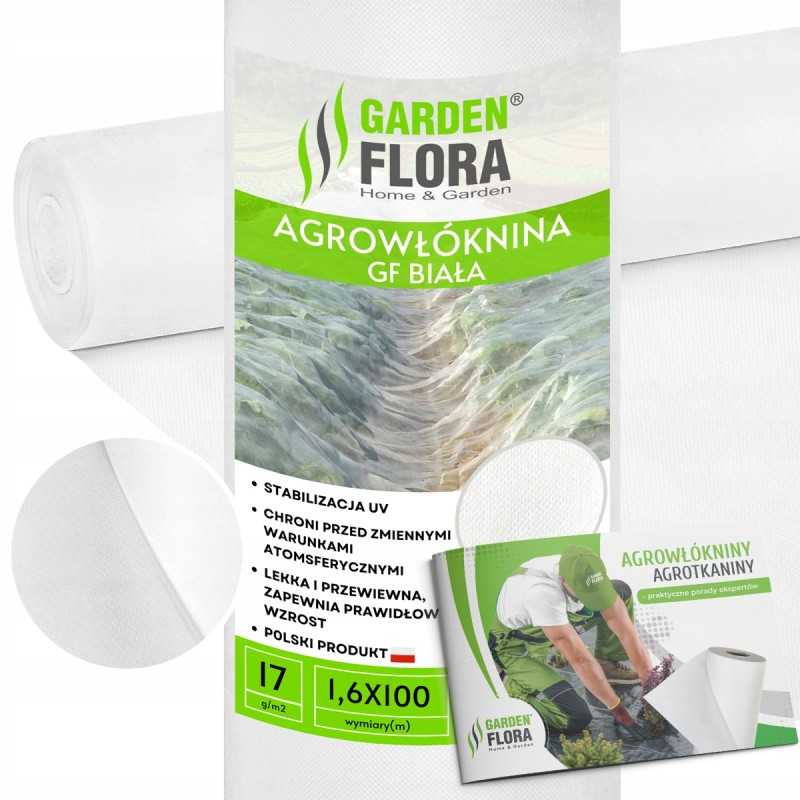 Agrotekstilė žieminė balta 1,6x100m 17g rudens-žiemos danga