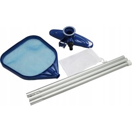 Baseino valymo rinkinys su tinkliniu dulkių siurbliu