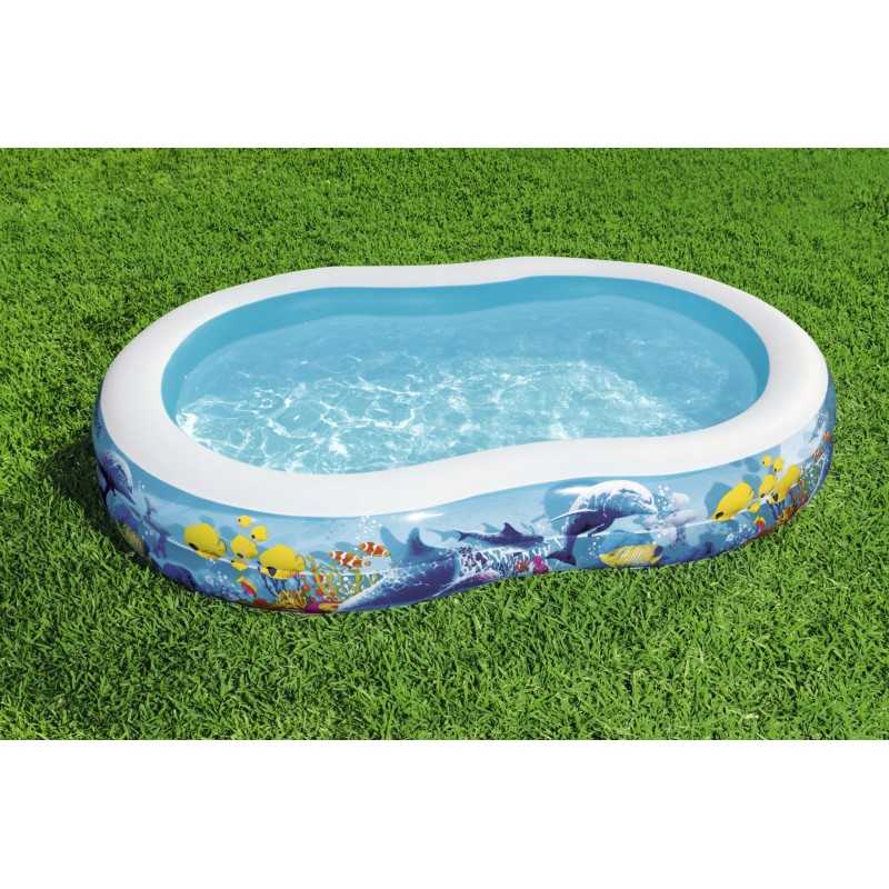 Šeimos pripučiamas baseinas 262x157x46 bestway 54118
