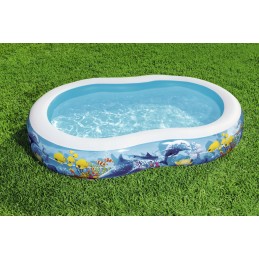 Šeimos pripučiamas baseinas 262x157x46 bestway 54118