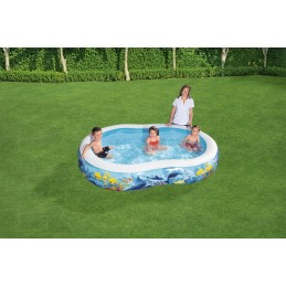 Šeimos pripučiamas baseinas 262x157x46 bestway 54118