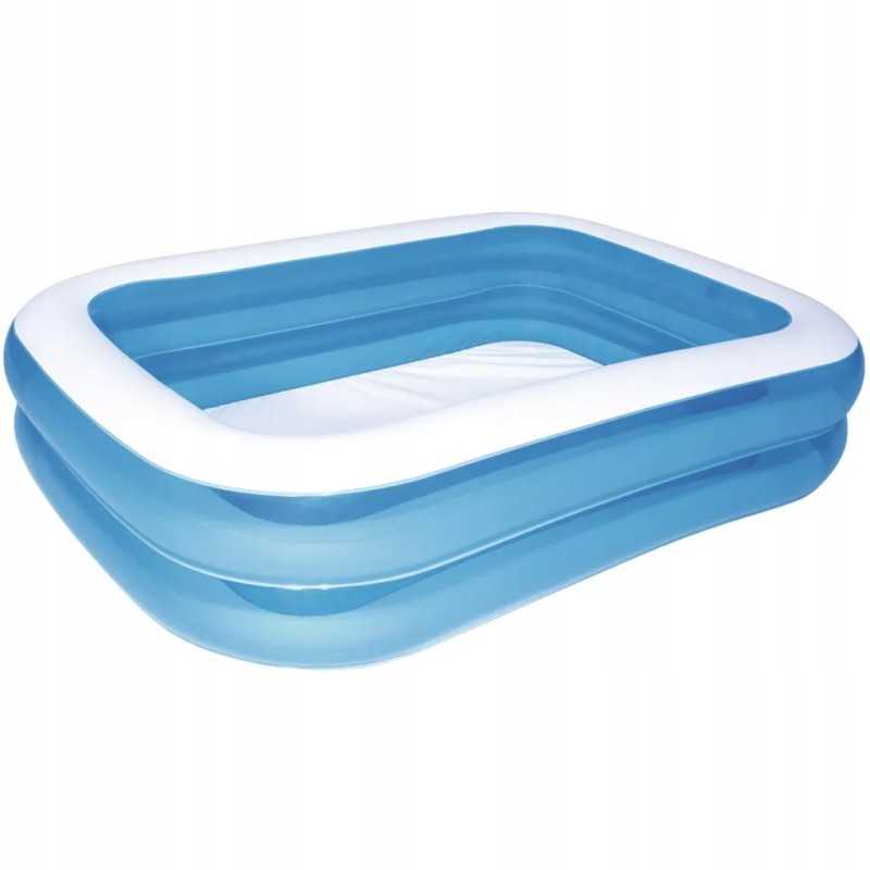 Bestway stačiakampis baseinas 211x132x46 cm mėlynas