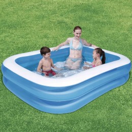 Bestway stačiakampis baseinas 211x132x46 cm mėlynas