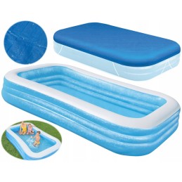 2in1 bestway sodo baseino didelis 305x183x56 uždangalas