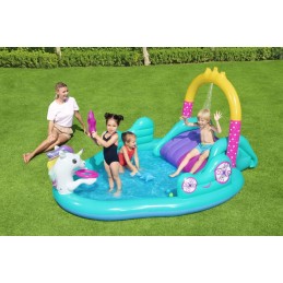 Pripučiama vienaragių žaidimų aikštelė 274 x 198 x 137 cm bestway 53097 bestway