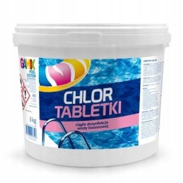 Chloro tabletės baseinų cheminėms medžiagoms 5kg 200g