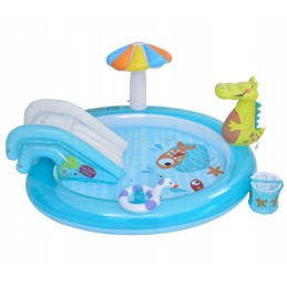 Baseinas, vandens čiuožykla, žaidimų aikštelė, intex irklavimo baseinas