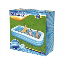 Bestway 54009 didelis šeimos pripučiamas sodo baseinas 305x183x56