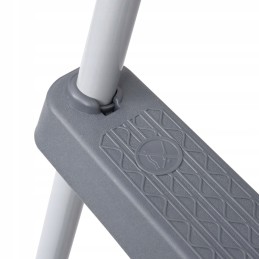 Pool ladder gray 84 cm steel