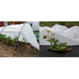 Augalinis audinys baltas 3 2x20m apsauga nuo vabzdžių UV