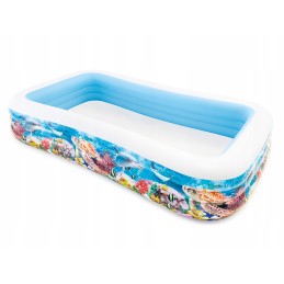 Pripučiamas baseinas su žuvimi 305 x 183 x 56 cm intex 58485