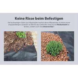 Agrotekstilės vilnos kilimėlis lovoms sekey black 2 x 10 m 50g/m²