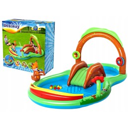 Pripučiama žaidimų aikštelė sodo baseinas vaikams 295 x 199 cm bestway 53093