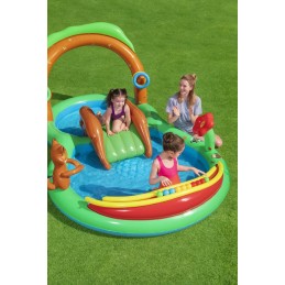 Pripučiama žaidimų aikštelė sodo baseinas vaikams 295 x 199 cm bestway 53093