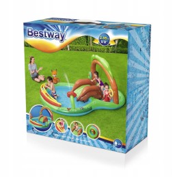 Pripučiama žaidimų aikštelė sodo baseinas vaikams 295 x 199 cm bestway 53093