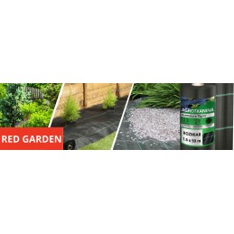 Nuo piktžolių agrotekstilė agrotekstilė 70g juoda 1,6x50m UV 3% + kaiščiai
