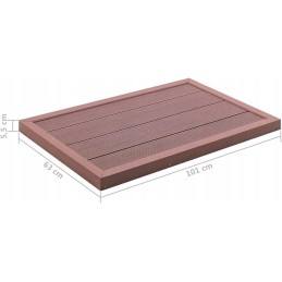 Saulės dušo pagrindas 101x63cm