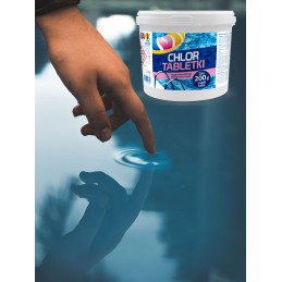 Chloro multi tabletės baseinams, baseinų chemikalai, 5kg