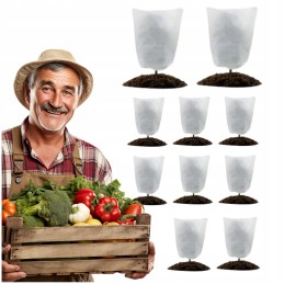 10 x apsauginis žieminis gaubtas, agrotekstilė, 80x50 cm