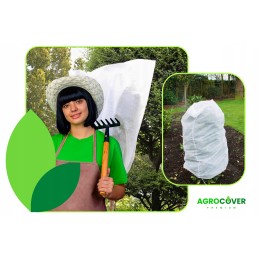 10 x apsauginis žieminis gaubtas, agrotekstilė, 80x50 cm