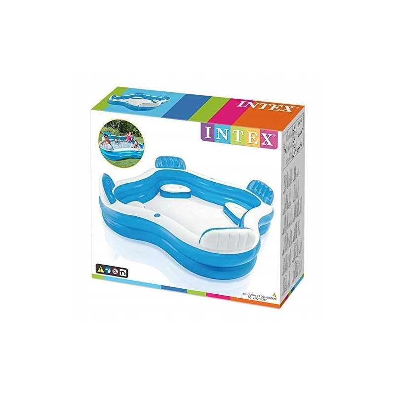 Intex pripučiamas baseinas sodui, didelis, pripučiamas, 4 žmonėms