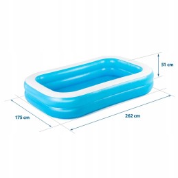 Pripučiamas baseinas 262x175x51cm bestway 54006