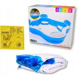 Intex kvadratinis pripučiamas baseinas 229 x 229 cm
