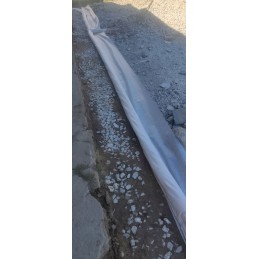 Geotekstilės drenažo įvorė drenažo vamzdžiui fi110 - 30 metrų