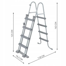 Apsaugos kopėčios baseinams 122 cm bestway 58331