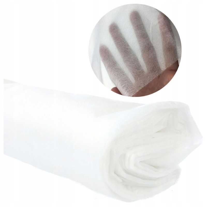 Augalinis audinys spyruoklinis baltas 3 2 x 20m 17 g m2