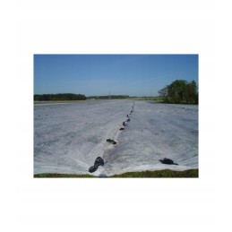 Augalinis audinys spyruoklinis baltas 3 2 x 20m 17 g m2