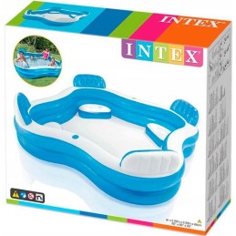 Sodo baseinas 4 žmonėms, didelis, 229 x 229, pripučiamas intex