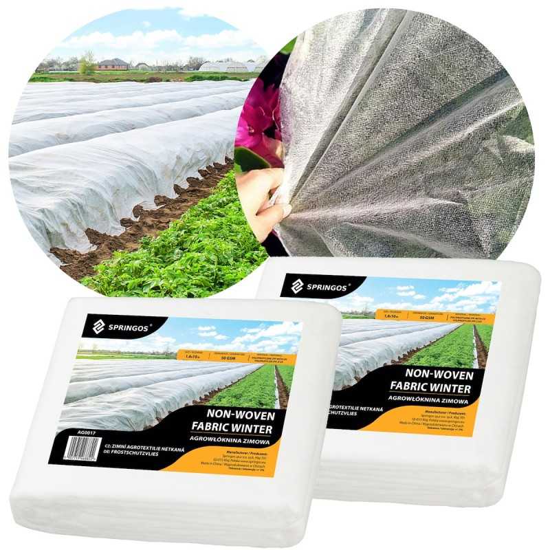 Žieminė danga agrotekstilė 50g/m2, rinkinyje 2 vnt.