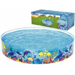 Vaikų išsiplėtimo baseinas bestway jūros odisėja 244x46cm