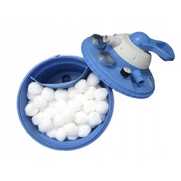 Įdėklas baseino smėlio siurbliui, filtravimo kamuoliukai baseinui 1 5kg