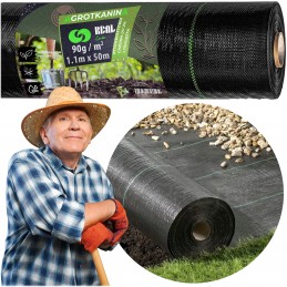 ✨ Agrotekstilė 90g 1,1mx50m juoda