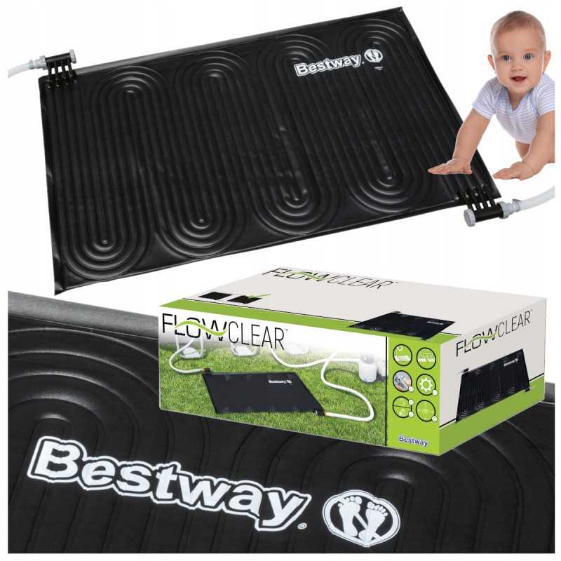 Saulės kilimėlis saulės šildytuvas baseino vandeniui šildyti bestway 58423