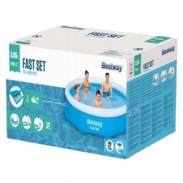 Bestway apvalus išsiplėtimo baseinas 305x76cm siurblys